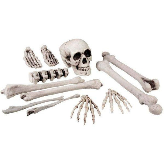 Boland 12 Piece Skull & Bones Set Halloween Party Decoration