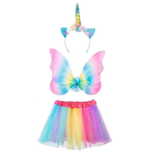 Boland Child's Unicorn Fairy Set (Wings, Tutu, Tiara)