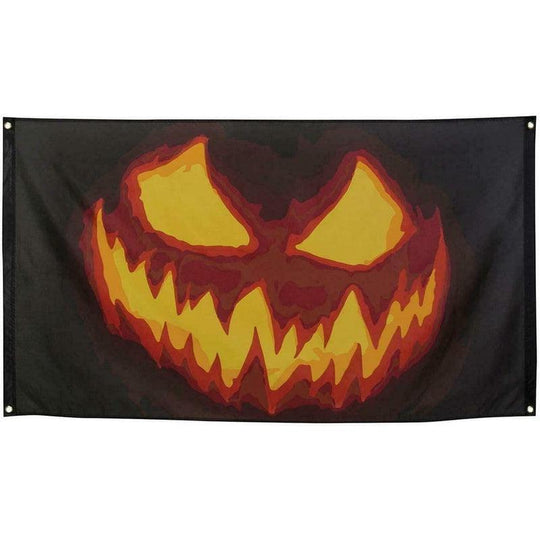 Boland Creepy Pumpkin Polyester Flag (90 x 150 cm)