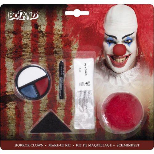 Boland Horror Clown Make-Up Kit Halloween Fancy Dress Face Paint