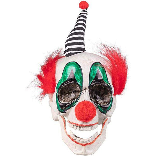 Boland Horror Clown Skull with Movable Teeth Fancy Dress Party Decoration