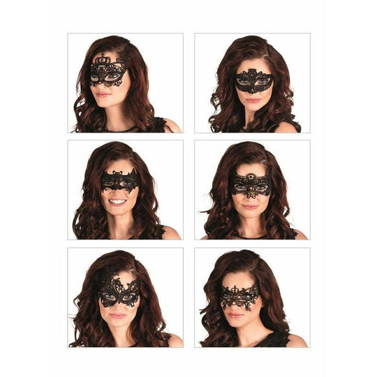 Boland Lace Masquerade Mask (1x randomly sent) Fancy Dress Costume