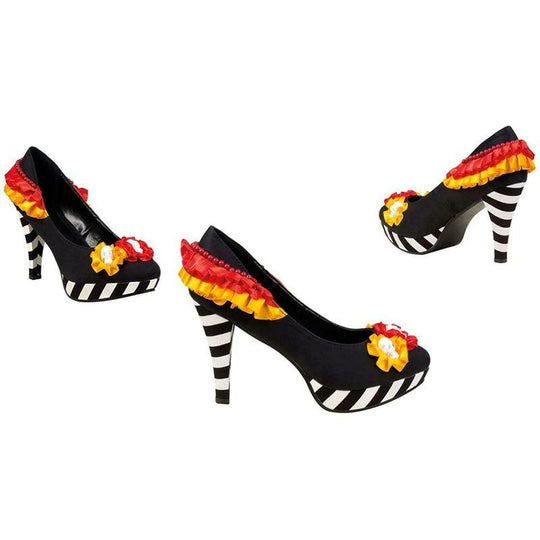 Boland Ladies Shoes - Day of the Dead Fancy Dress Accessory