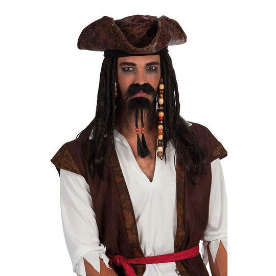 Boland Pirate Moustache Goatee Beard Fancy Dress Accessory