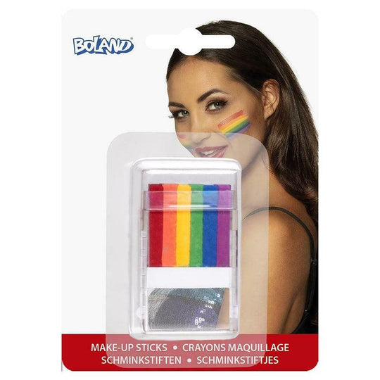 Boland RAINBOW Make Up Sticks 6 in 1