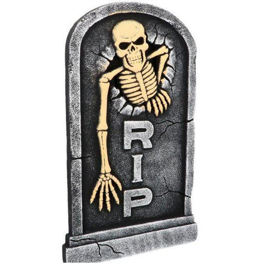 Boland RIP Skeleton Tombstone Halloween Party Decoration