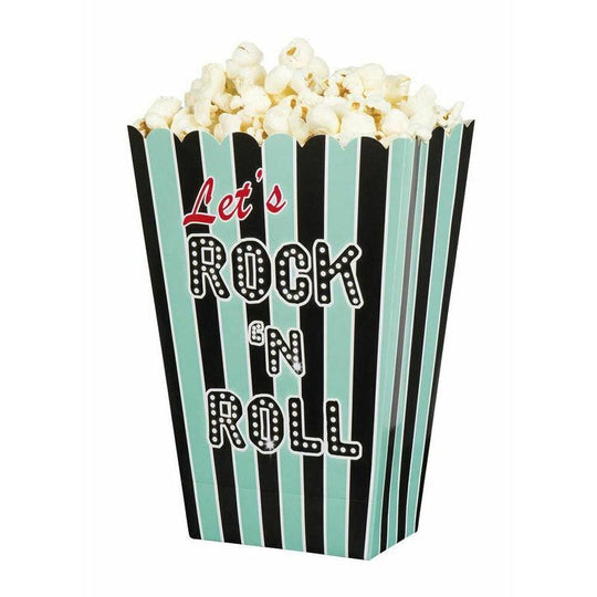 Boland Rock n Roll Popcorn Bowls (Pack of 4)