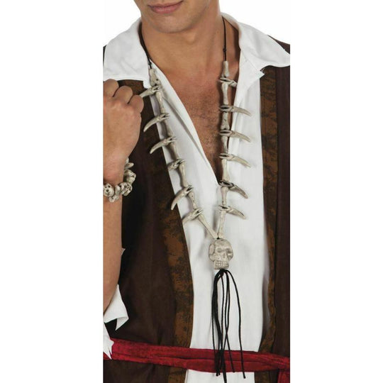 Boland SKULL FANG Necklace Fancy Dress Accessory