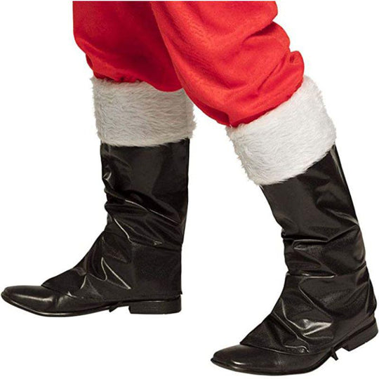 Boland Santa Claus Boot Tops  Father Christmas Fancy Dress Costume Accessory