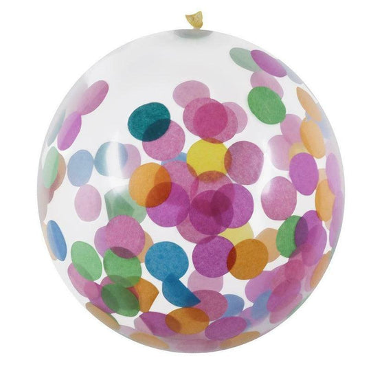 Boland Set Of 5 30Cm Confetti Balloons (Multicoloured)