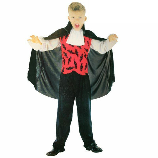 Boys Vampire Costume Halloween Cape Dracula Fancy Dress Dracula Outfit