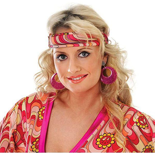 Bristol Novelty 1960s 1970s Mod Earrings Women's Fancy Dress Costume Accessory