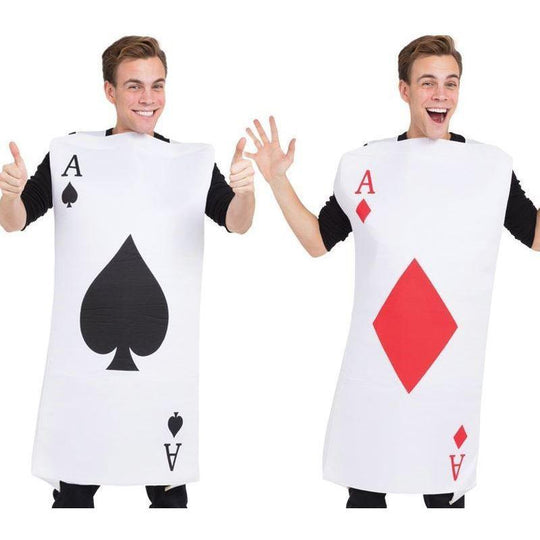 Bristol Novelty Ace Playing Cards Adult Fancy Dress Costume