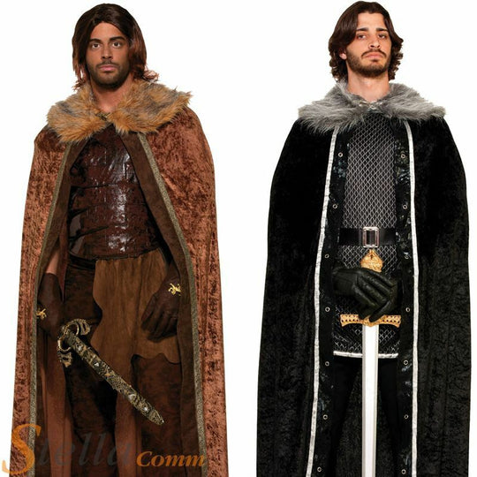 Bristol Novelty Adult Faux Fur Trimmed Cape