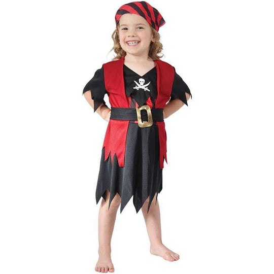 Bristol Novelty Perfect Pirate Girl's Fancy Dress Costume