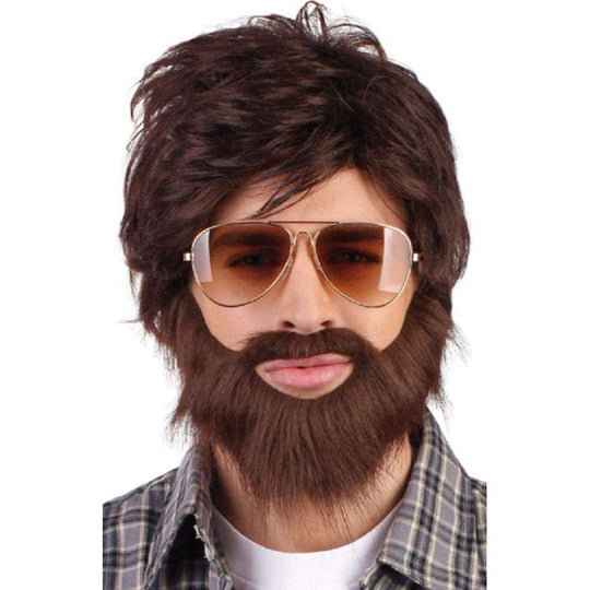 Bristol Novelty The Hangover Alan Wig & Beard Fancy Dress Costume Accessory Set