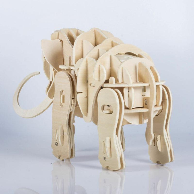 Build Your Own 3D Walking Mammoth 89 Piece Model With Sound Activated ...