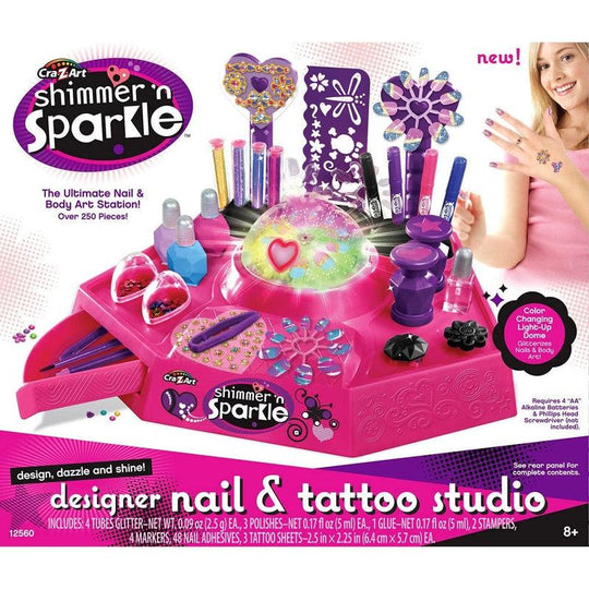 CRA-Z-ART Shimmer and Sparkle Designer Nails/ Body Art Studio