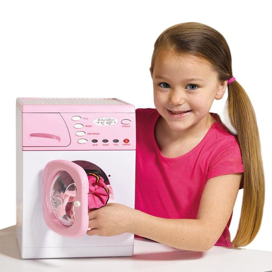 Casdon Pink Electronic Toy Washing Machine