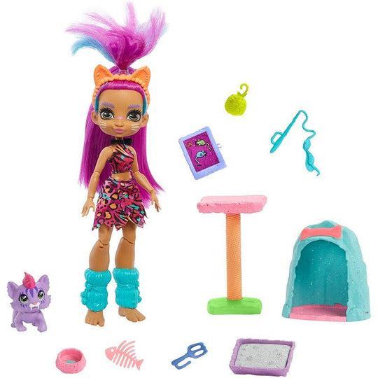Cave Club Wild About Cats Roaralai Doll Play Set