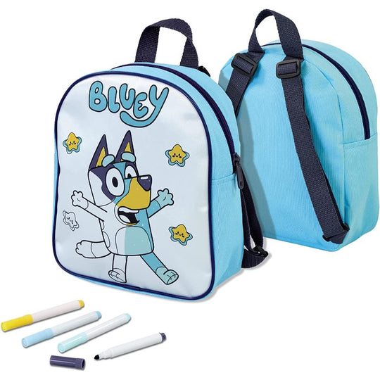 Character Options Bluey Colour & Carry Backpack School Bag