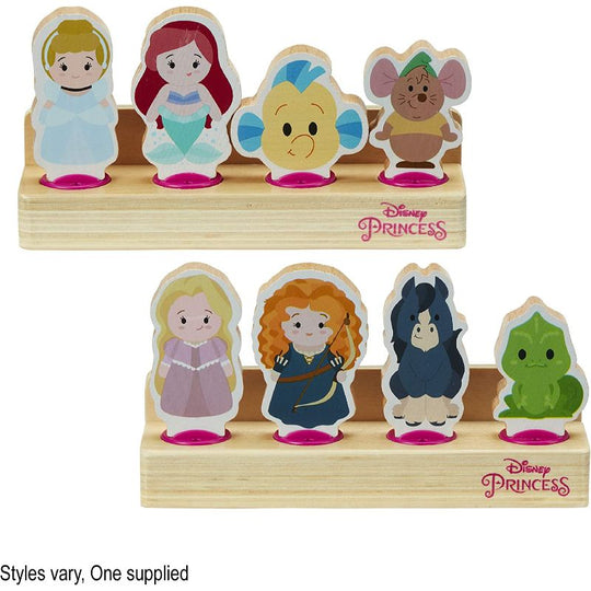 Character Options Disney Princess 4 Wooden Toy Figure Pack