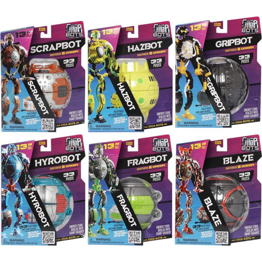 Character Options Gigabots Energy Core 13" Action Figures