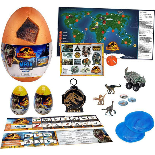 Character Options Jurassic World Captivz Dominion Mega Egg Surprise