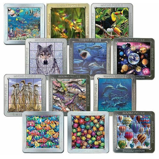 Cheatwell Games 3D Magna Magnetic Animal Puzzle Portrait