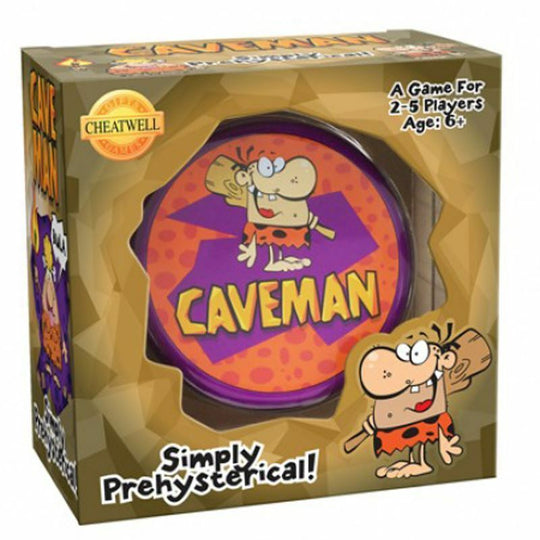 Cheatwell Games Caveman Round Tin Childrens Card Word Game