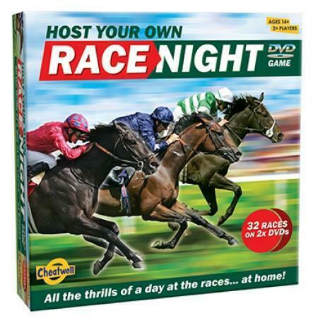 Cheatwell Games Host Your Own Horse RACE NIGHT DVD Game