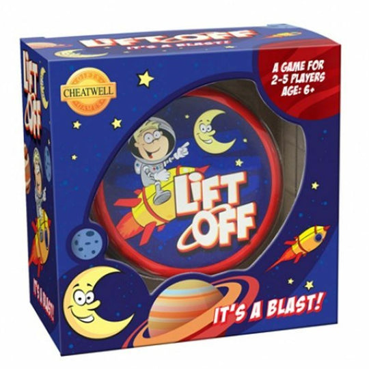 Cheatwell Games Lift Off Round Tin Childrens Card Matching Snap Game