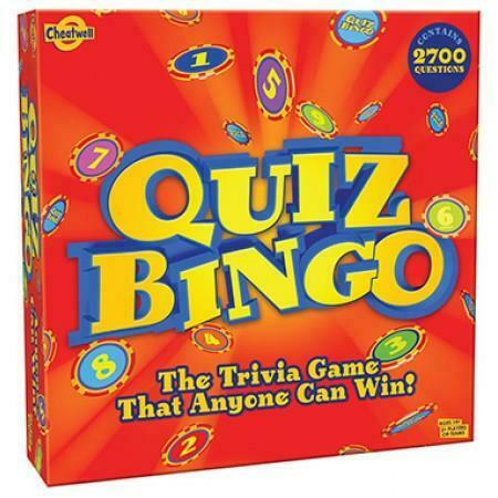 Cheatwell Games QUIZ BINGO Game