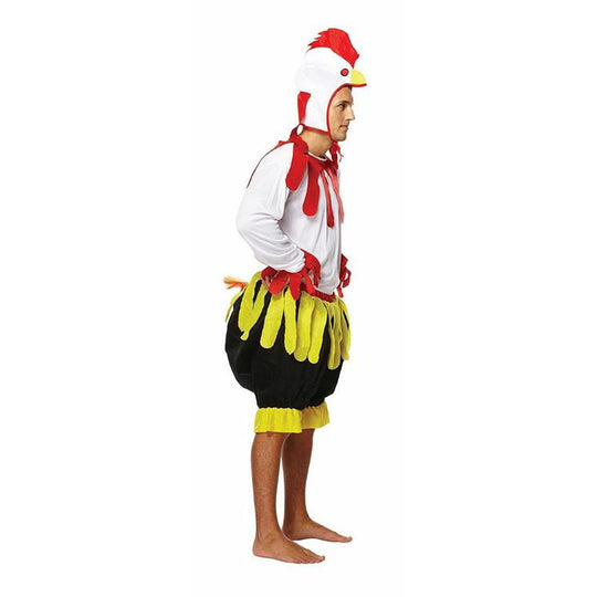 Chicken Rooster Mens Adult Costume Animal Fancy Dress