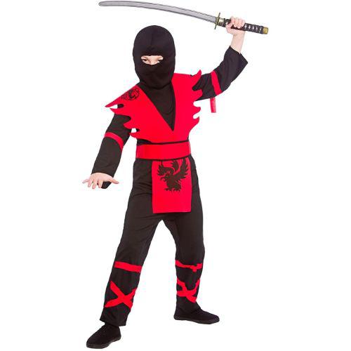 Child Boy's Ninja Assassin Warrior Fancy Dress Costume