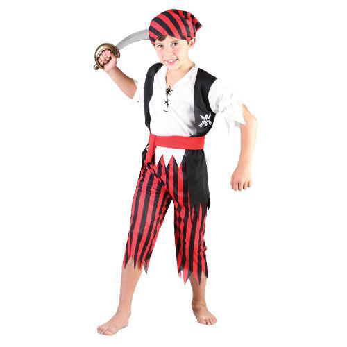 Child Boy's Pirate Boy Jim Buccaneer Fancy Dress Costume