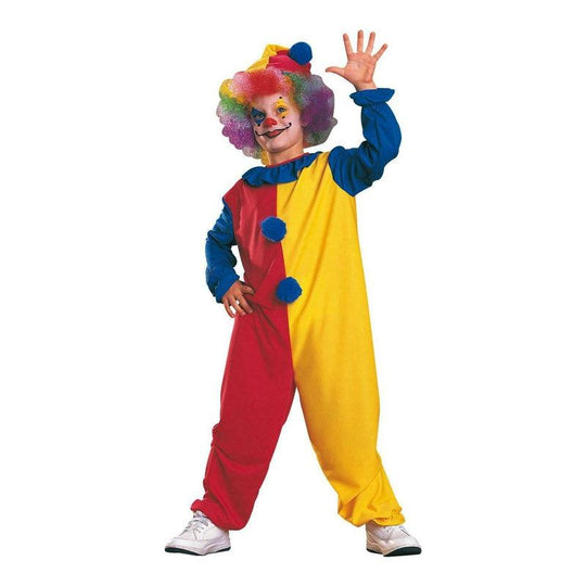 Child Clown Costume Boys Girls Circus Carnival Fancy Dress Outfit