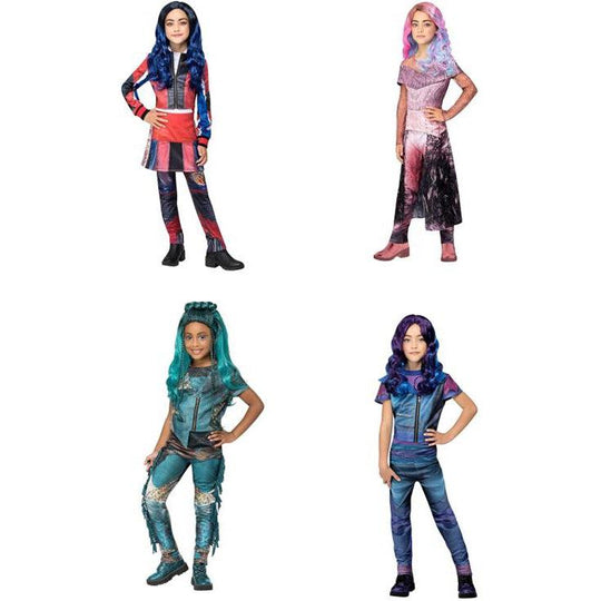 Child Girl's Disney Descendants Character Fancy Dress Costumes