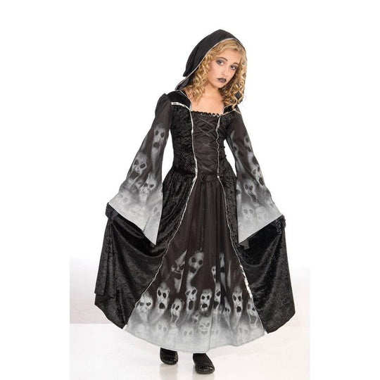 Child Girls Forgotten Souls Ghost Witch Halloween Fancy Dress Costume