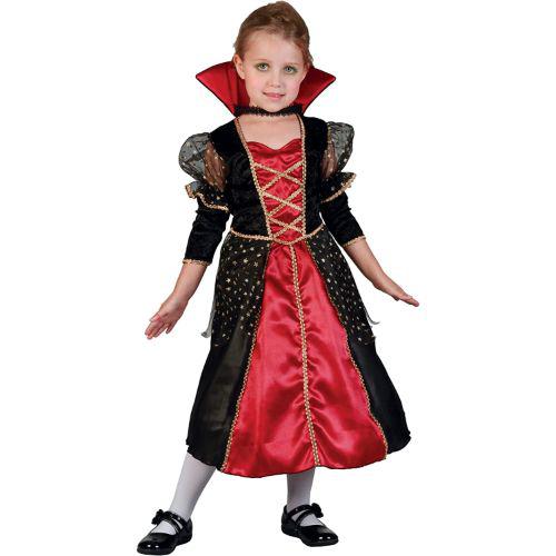 Child Girl's Vampire Princess Fancy Dress Costume - Age 3-4
