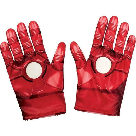 Child Iron Man Gloves Superhero Book Week Marvel Fancy Dress Costume Accessory