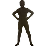 Child Unisex Kidz Skinz All-in-One Fancy Dress Costume - Black