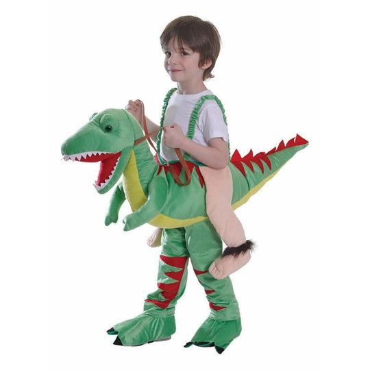 Child Unisex Riding Dinosaur Step-In Fancy Dress Costume Party Outfit