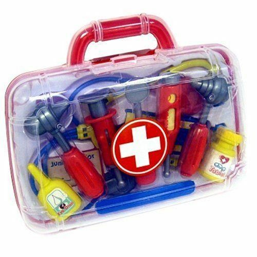 Childs Medical Carry Case Doctors Hospital Toy Set