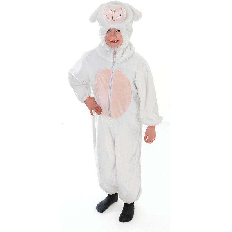 Childs Sheep Fancy Dress Costume Unisex Farm Animal Nativity Outfit ...