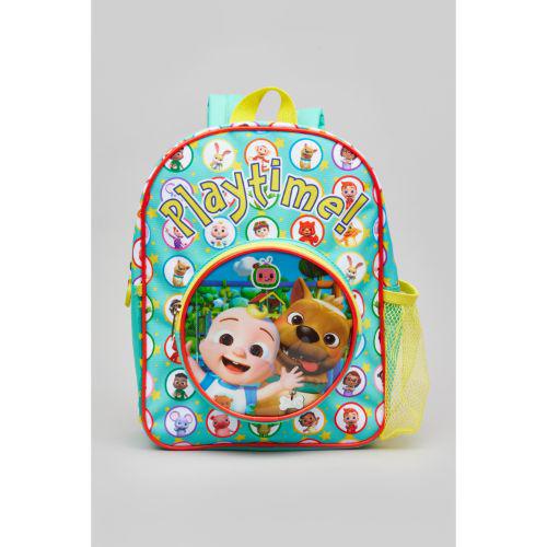 Childs Unisex Cocomelon Stars Circle Pocket Backpack School Nursery Bag