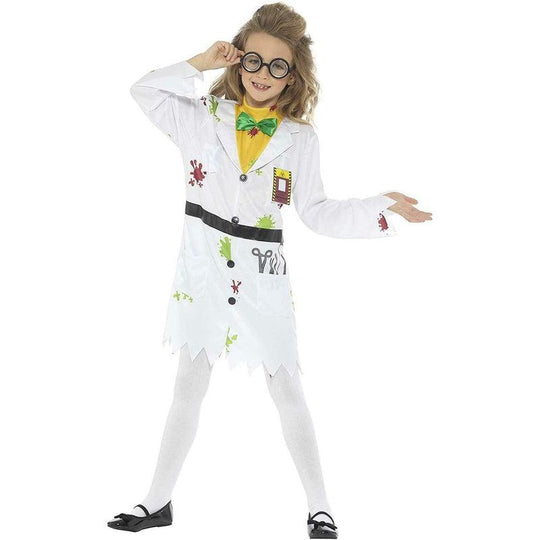 Child's Unisex Mad Scientist Fancy Dress Costume - 9-10 Years