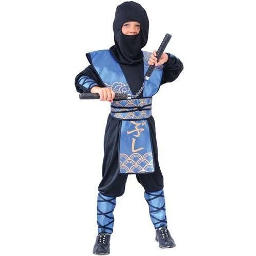 Child's Unisex Ninja Warlord Fancy Dress Costume Party Outfit