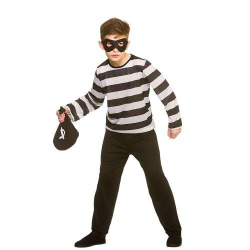 Child's Unisex Sneaky Robber Burglar Thief Fancy Dress Costume