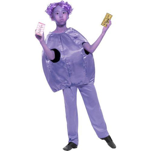 Child's Unisex 'Violet Beauregarde' Roald Dahl Fancy Dress Costume